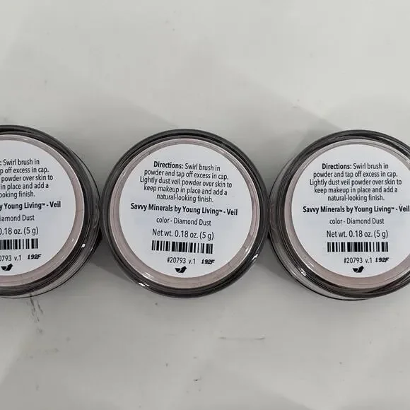 Lot of 6 Young Living Savvy Minerals Veil Diamond Dust - Picture 4 of 4
